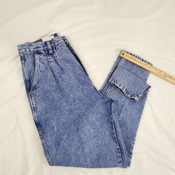 VINTAGE Bill Blass High Rise Relaxed Fit Mom Jeans Size 14 100% Cotton Exc. Cond - Picture 16 of 16